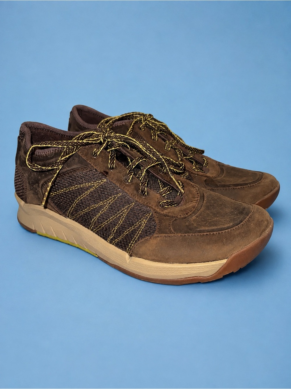 L.L.Bean Men’s 11.5 Brown Leather Mesh Multisport Hiking Trail Shoes
